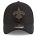 Mens New Era New Orleans Saints Black 2018 NFL Training Camp Primary 39THIRTY Flex Hat 3060019